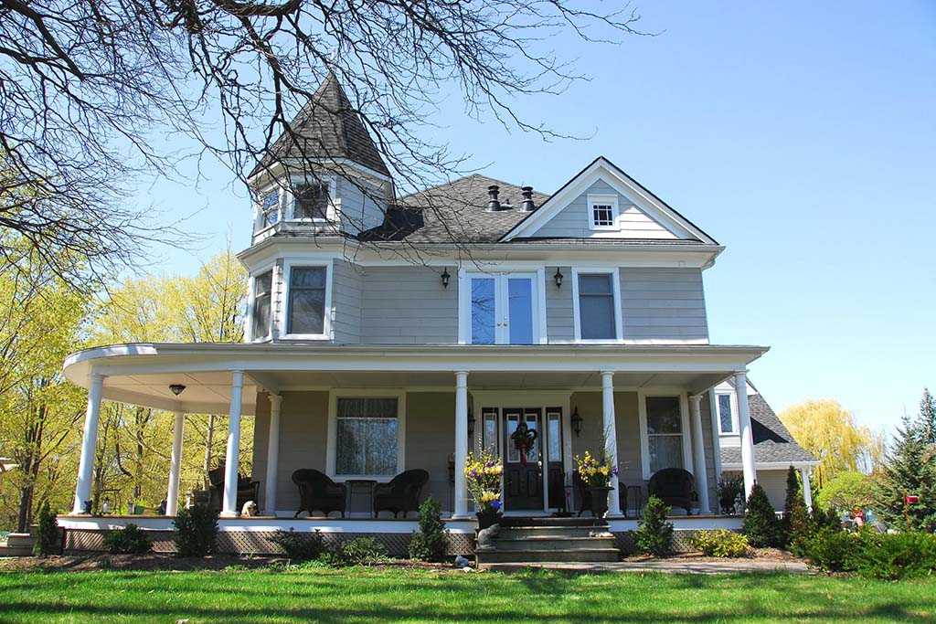 Historic homes of Harrison Blvd in Boise, ID