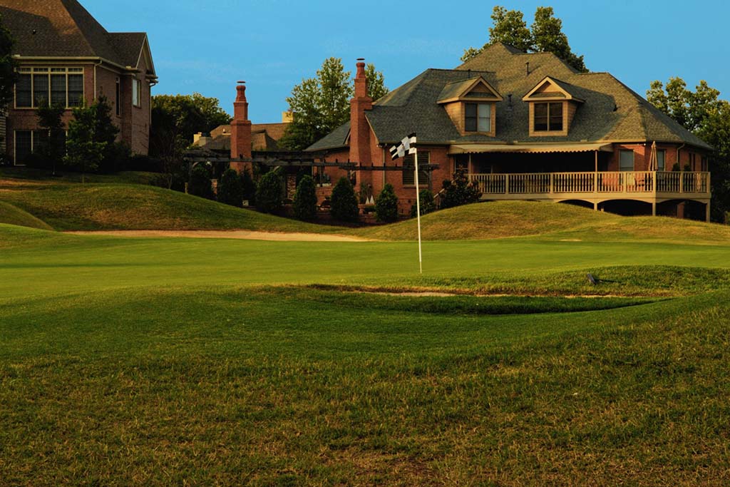 Photos of a magnificent home on a private golf course