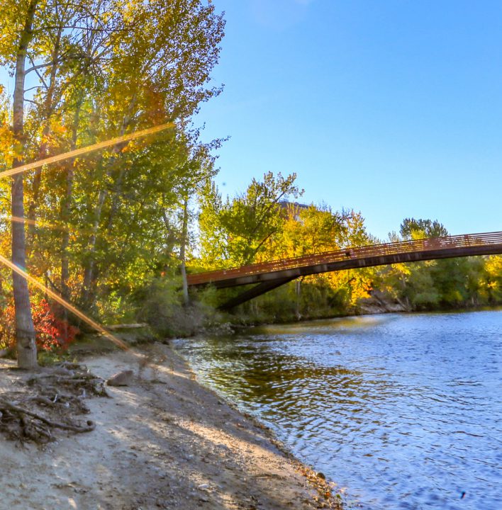 New homes along the Boise River are deemed reliable with many sq ft.